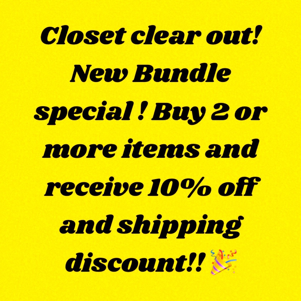 Closet clear out special